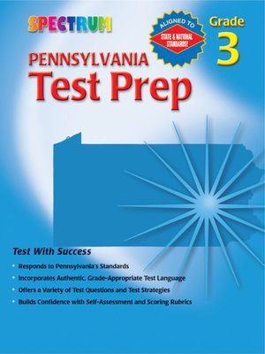 cover image of Pennsylvania Test Prep, Grade 3